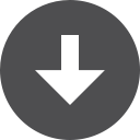 arrow, down svg vector icon
