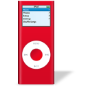 ipod,nano,rouge,sida icon