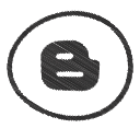 blogger, media, social svg vector icon