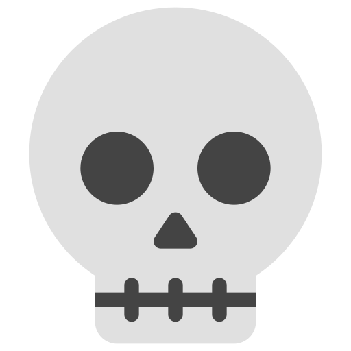Objects Color Skull svg vector icon