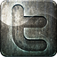 engraved, grunge, highlight, metal, social media, twitter icon