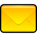 mail, orange icon