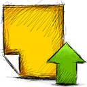 note,upload icon