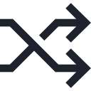 arrows, dirrection, intersection, road, sign, traffic svg vector icon