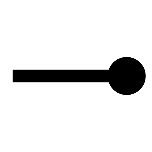 Ray End svg vector icon