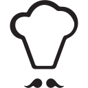 chefs, cook, food, hat, restaurant svg vector icon