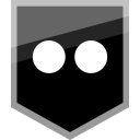 flickr, logo, media, social svg vector icon