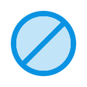 delete, denied, stop svg vector icon