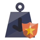 weight,shield icon