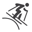 style, moguls, olympic, skiing svg vector icon