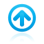 blue, frame, navigation, up icon