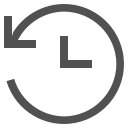 arrow, backup, clock, data, guardar, refresh, safe svg vector icon