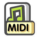 midi, sequence icon