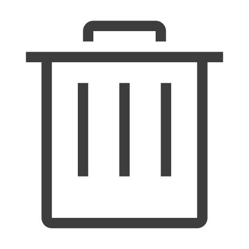 Delete svg vector icon