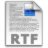 gnome,mime,application,rtf icon