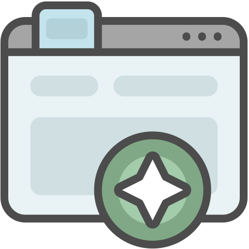 Browser svg vector icon