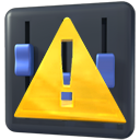 error, kmixdocked icon