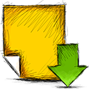 note,download icon