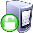 unlock,server,computer icon
