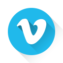 vimeo svg vector icon