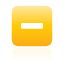 collapse, toggle, yellow icon