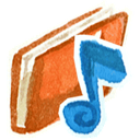 music, red icon
