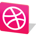 communication, dribble, logo, media, share, social svg vector icon