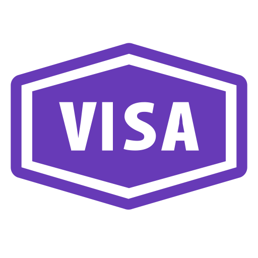 Entrance Visa svg vector icon