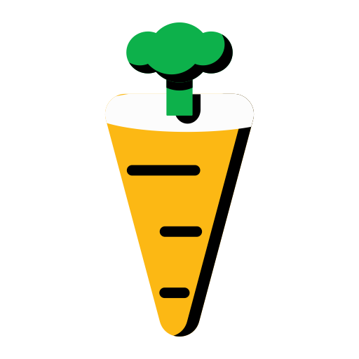 Carrot svg vector icon