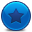 blue, rating, star icon