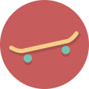 skateboard svg vector icon