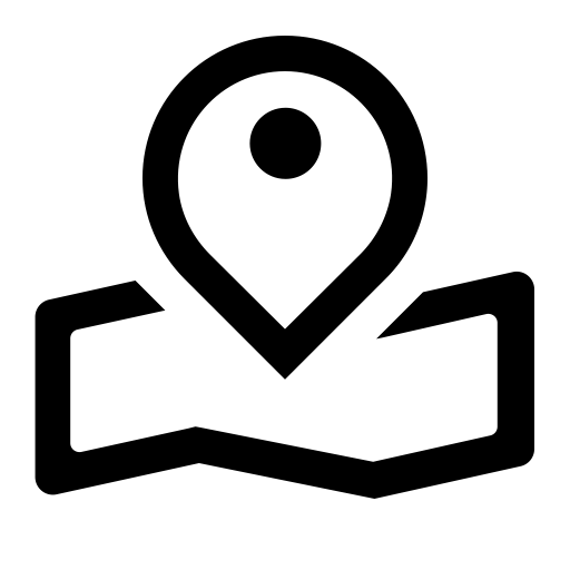 Map svg vector icon