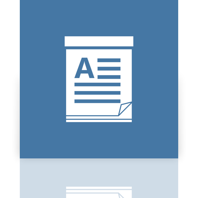 wordpad,mirror icon