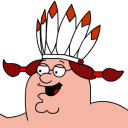 peter,griffin,indian,zoomed icon