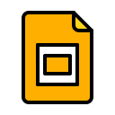 file, google, presentation, service, show, slide svg vector icon