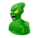 green,goblin,cartoon,spiderman icon