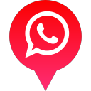 logo, media, social, whatsapp svg vector icon