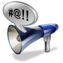 chat, scream, troll, voice, yell icon