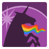 robot,unicorn,attack icon