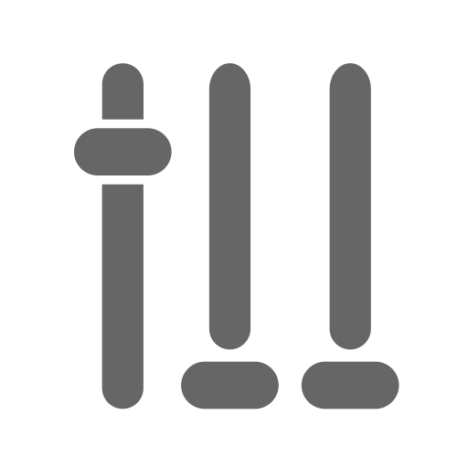 Equalizer svg vector icon