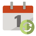 calendar,refresh icon