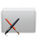 app, folder, graphite icon