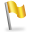 flag,yellow icon