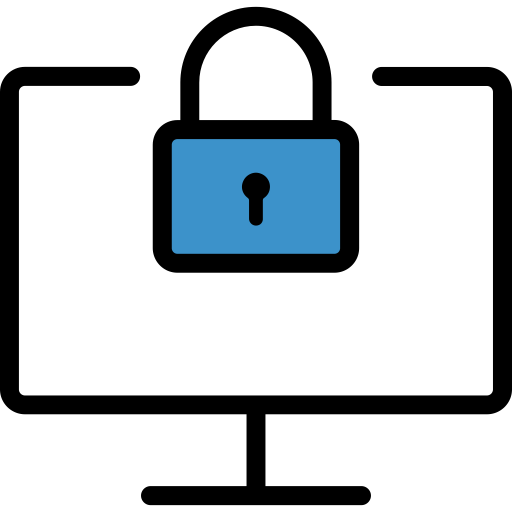 Computer svg vector icon
