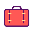 bag, luggage, outline, suitcase, transport, travel, traveling svg vector icon