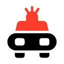 car, police, security, transport svg vector icon