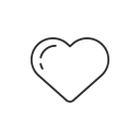 heart, like, love, twitter svg vector icon