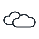 cloud, clouds, cloudy, weather svg vector icon