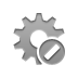 gear,cancel icon