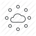Cloud Data Center Data Storage Database Marketing Network Seo Icon Free Icons Uihere